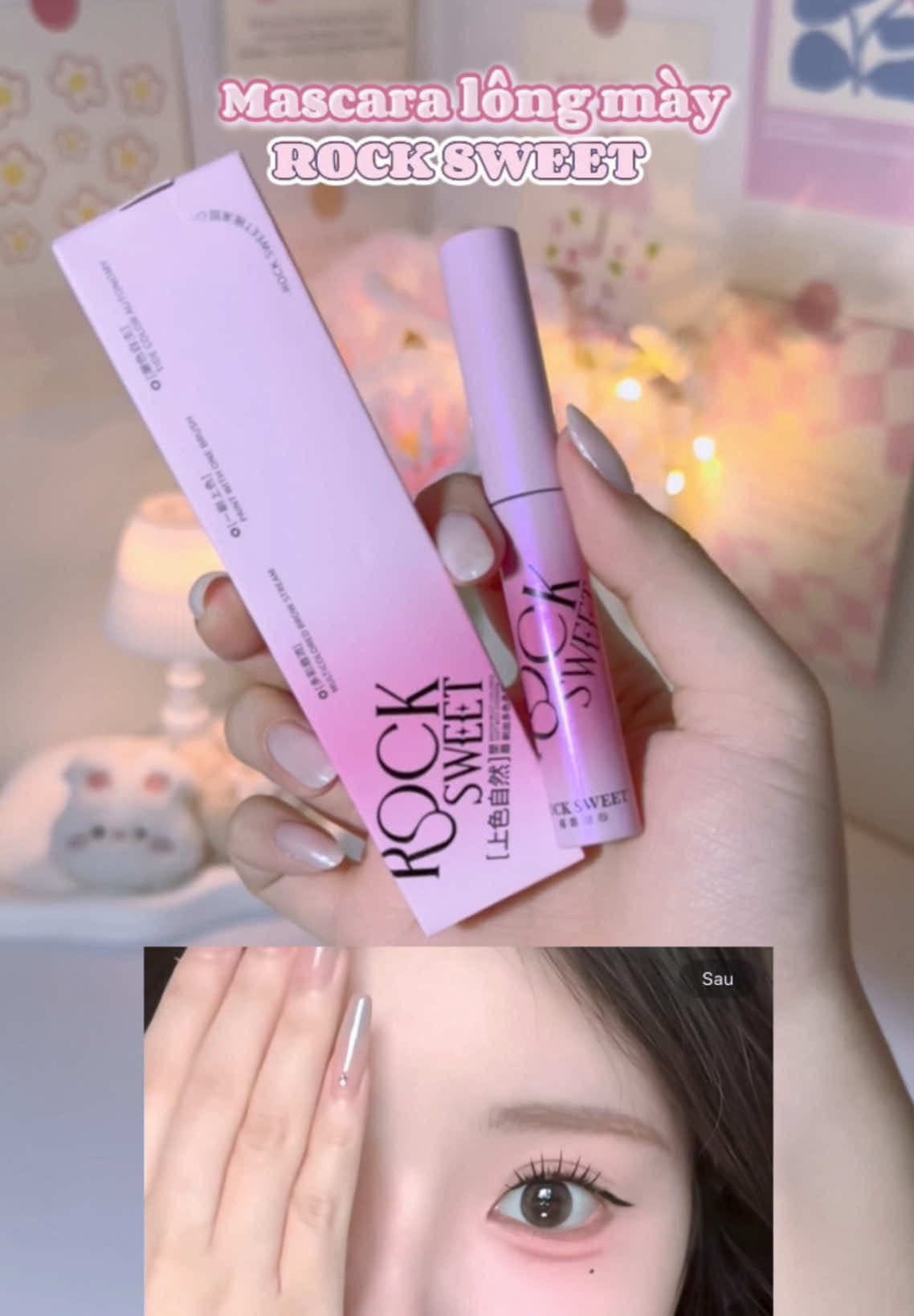 Mascara mày Rock Sweet 03 Hồng Latte Dừa